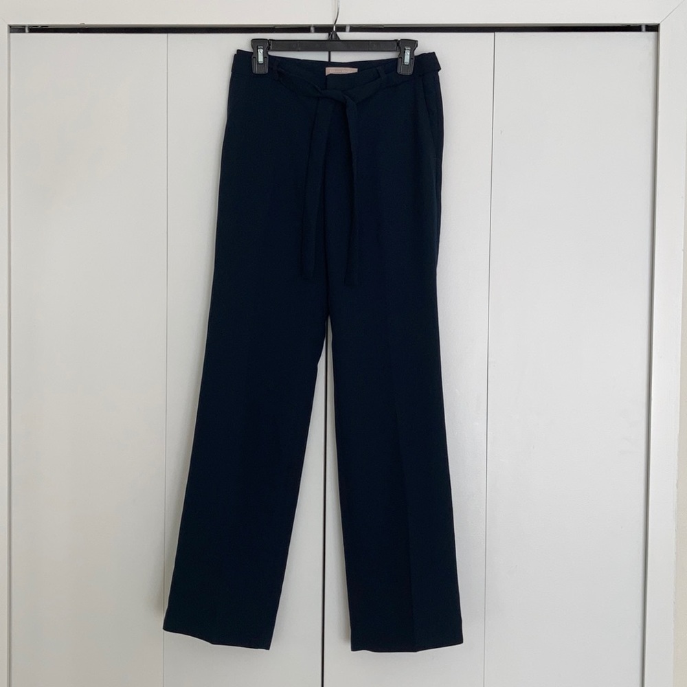 Belted dress pants from Banana Republic
